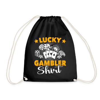 Casino - Drawstring Bag - black - Front