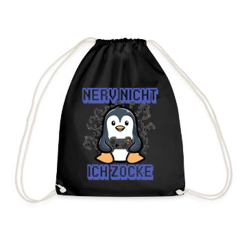 Jeux vidéo - Agaçant pas Je joue - Sac de sport léger - noir - Devant