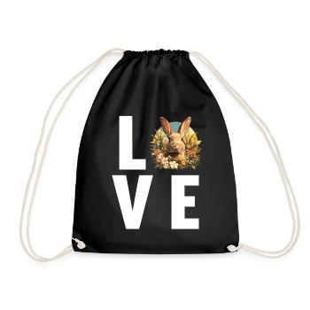 Lapin Lapin - Sac de sport léger - noir - Devant