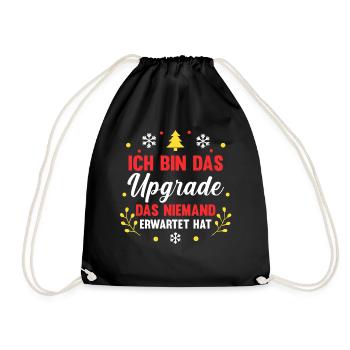 Noël du Père Noël - Sac de sport léger - noir - Devant