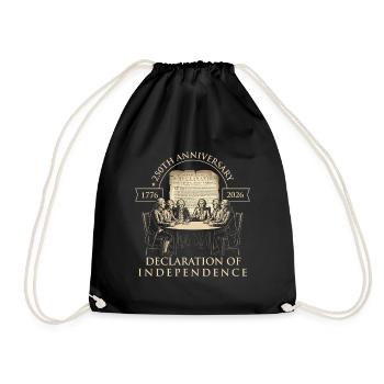 1776 2026 250e anniversaire Amérique 4 juillet États-Unis - Sac de sport léger - noir - Devant