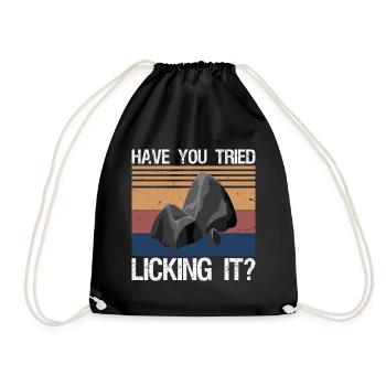 Funny Geology Gift Lapidary Apparel Rock Collector - Turnbeutel - Schwarz - Vorne