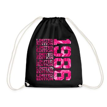 ÉDITION LIMITÉE 1986 40 ANS DE ROSE 40E ANNIVERSAIRE - Sac de sport léger - noir - Devant