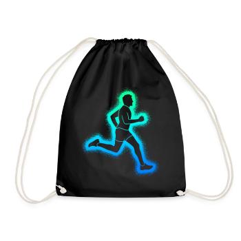 Course à pied Coureur Hommes Enfants Garçons Coureurs - Sac de sport léger - noir - Devant