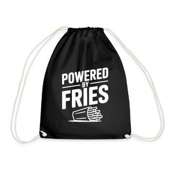 Propulsé par Fries - Sac de sport léger - noir - Devant