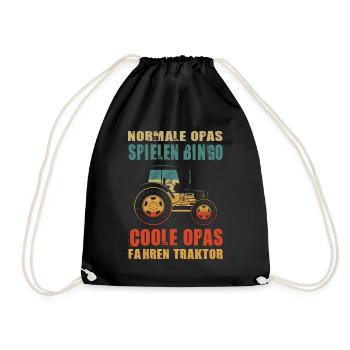 Agriculteur offre des cadeaux agricoles Tracteurs agricoles - Sac de sport léger - noir - Devant