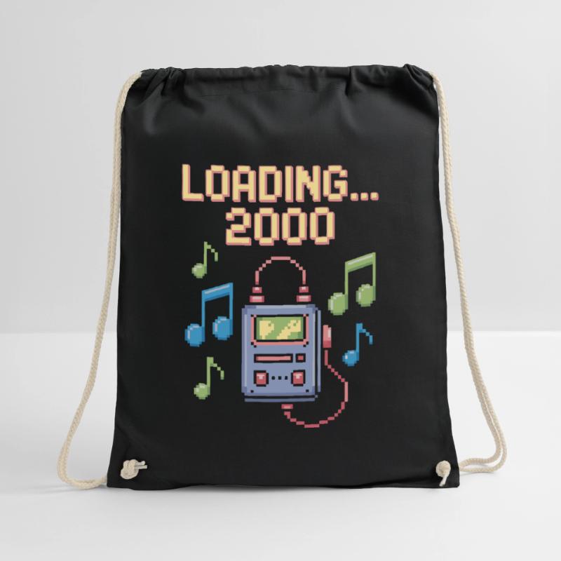 Retro Pixel Design – Loading 2000 Drawstring Bag