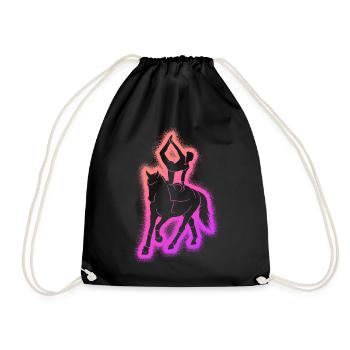 Cavalier de saut Chevaux Filles Enfants Volti - Sac de sport léger - noir - Devant