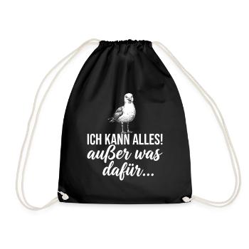 Je peux tout faire ! (sauf pour ça...) - Sac de sport léger - noir - Devant