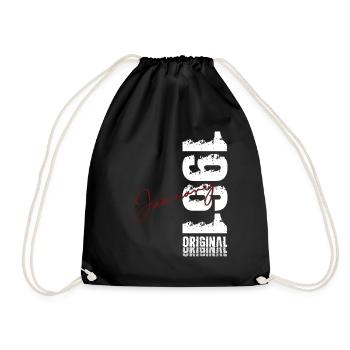 65e anniversaire Original janvier 1961 - Sac de sport léger - noir - Devant