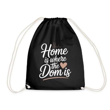 Köln Home Is Where The Dom Is Kölner Karneval Köln - Turnbeutel - Schwarz - Vorne