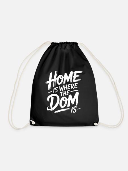 Köln Home Is Where The Dom Is Kölner Karneval Köln - Turnbeutel - Schwarz