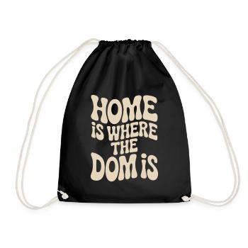 Köln Home Is Where The Dom Is Kölner Karneval Köln - Turnbeutel - Schwarz - Vorne