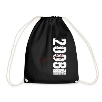 18e anniversaire Original janvier 2008 - Sac de sport léger - noir - Devant