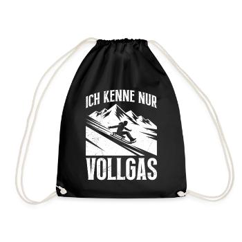 Entraînement sur la luge JE NE CONNAIS QUE LE FULL THRUST - Sac de sport léger - noir - Devant