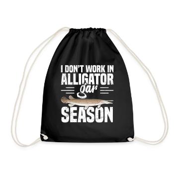 Alligator Fisher Leurre de pêche Canne de pêche - Sac de sport léger - noir - Devant
