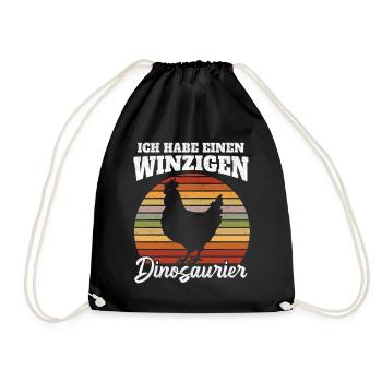 Petit Dicton du Dinosaure - Sac de sport léger - noir - Devant