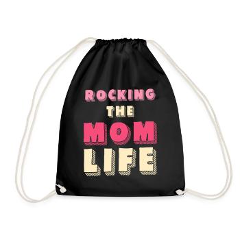 Chemise Vie de Mère - Sac de sport léger - noir - Devant