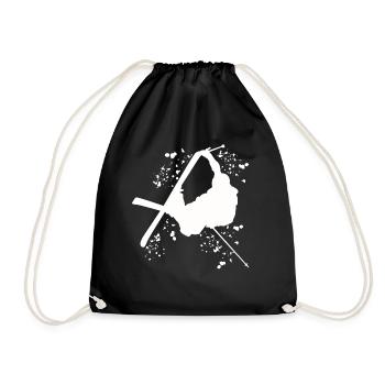 Ski alpin Sports d’hiver Ski nordique - Sac de sport léger - noir - Devant