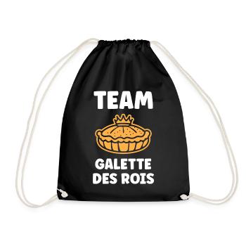 Humour galette des rois - Sac de sport léger - noir - Devant
