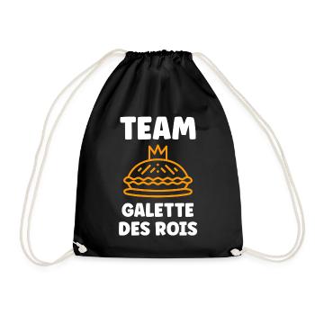 Humour galette des rois - Sac de sport léger - noir - Devant