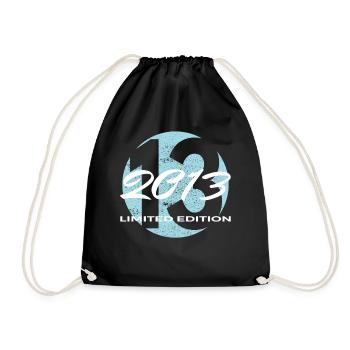 13e anniversaire 2013 cadeau garçons et filles - Sac de sport léger - noir - Devant