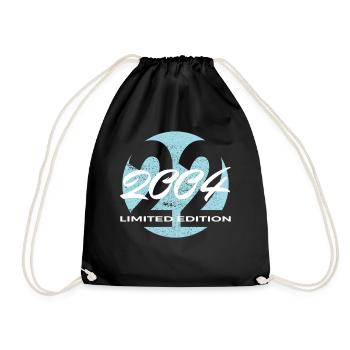22e anniversaire 2004 cadeau pour hommes et femmes - Sac de sport léger - noir - Devant