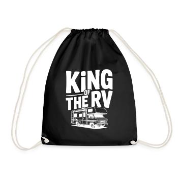 Le roi du camping-car - Sac de sport léger - noir - Devant