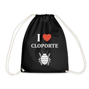 Woodlouse - Drawstring Bag - black - Front
