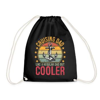 Cruising Dad Like A Regular Dad But Cooler - Turnbeutel - Schwarz - Vorne