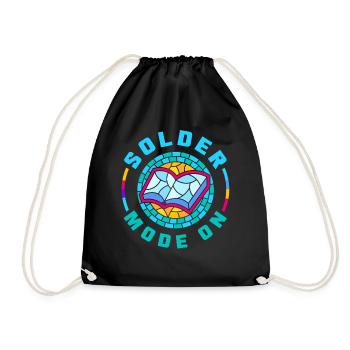 Art du vitrail Artiste du vitrail - Sac de sport léger - noir - Devant