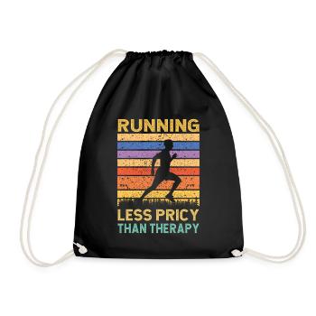 Cadeaux Funny XC Running Runner Édition Unique - Sac de sport léger - noir - Devant
