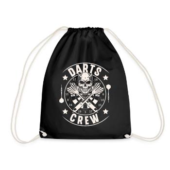 darts - Drawstring Bag - black - Front