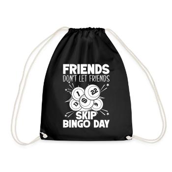 Les amis joueurs de bingo ne laissent pas sauter le bingo - Sac de sport léger - noir - Devant