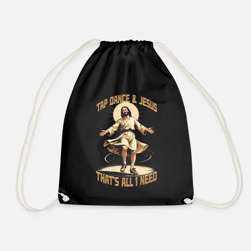 Step, Step, Step, Step, Stepper - Worek gimnastyczny - czarny