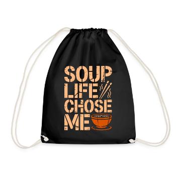 Soupe de ramen : Me Choisi Nouilles, amateur de nourriture - Sac de sport léger - noir - Devant