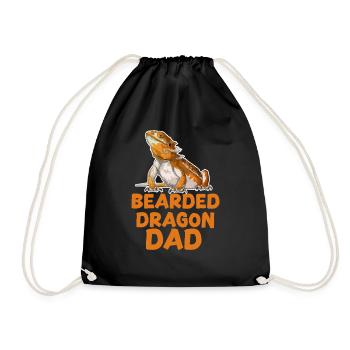 Papa Dragon Barbu - Sac de sport léger - noir - Devant