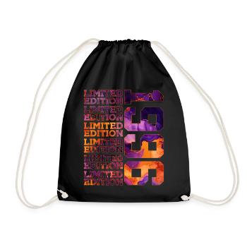 30E ÉDITION LIMITÉE ANNIVERSAIRE 1996 - Sac de sport léger - noir - Devant