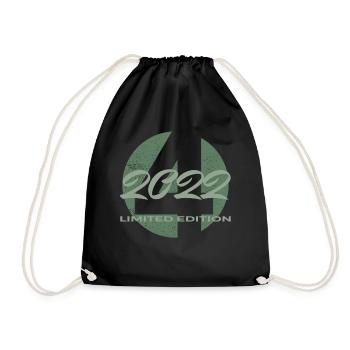 4th Birthday 2022 Boys and Girls Gift - Drawstring Bag - black - Front
