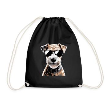 Lakeland Terrier - Sac de sport léger - noir - Devant