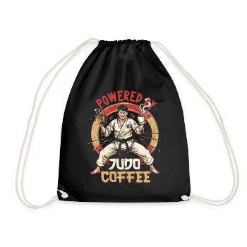 Judo Martial Arts - Drawstring Bag - black - Front