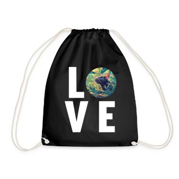 Rat Rat - Drawstring Bag - black - Front