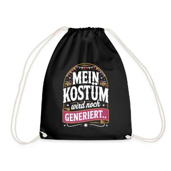 Costume is still being generated Cologne Carnival Carnival - Drawstring Bag - black - Front