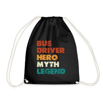 Légende du Héros du Chauffeur de Bus - Sac de sport léger - noir - Devant