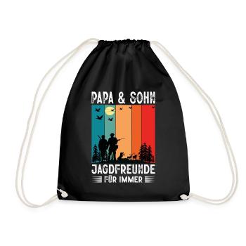 Hunter Gifts Hunting Hunting Hunter Exam Passed - Drawstring Bag - black - Front
