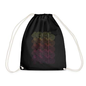 1996 Cadeau Anniversaire Rétro Futuriste Vintage - Sac de sport léger - noir - Devant