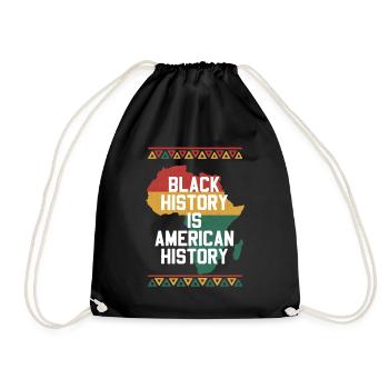 L’histoire des Noirs est American History Africa Design - Sac de sport léger - noir - Devant