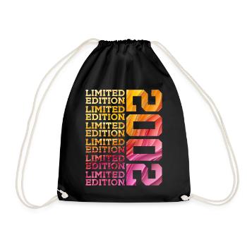 LIMITED EDITION 2002 24 YEARS 24TH BIRTHDAY - Drawstring Bag - black - Front