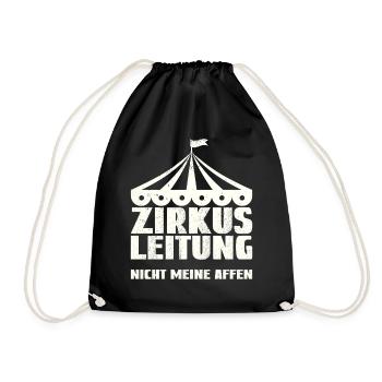 Gestion de cirque - Pas mes singes - Sac de sport léger - noir - Devant