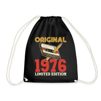 1976 50e Anniversaire 50 ans Original Vintage - Sac de sport léger - noir - Devant